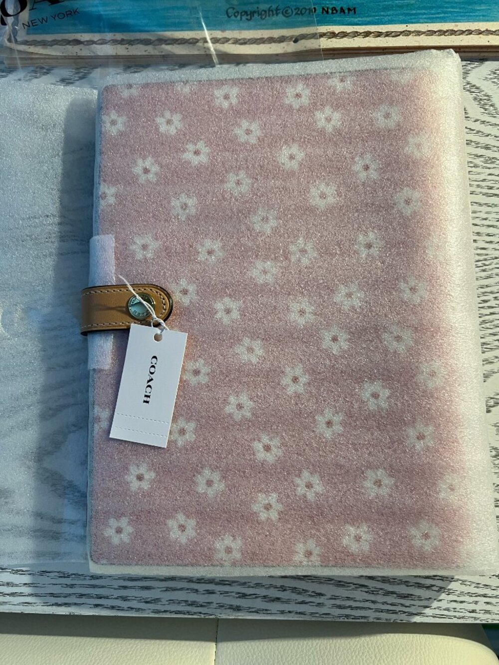 Coach NWT Notebook With Floral Print - Picture 8 of 8